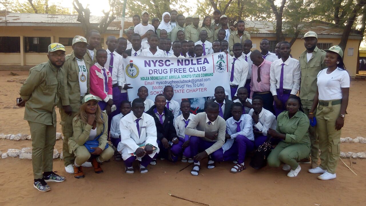 No to drug abuse: NDLEA/Drug free Club sensitizes Sani Dingyadi School