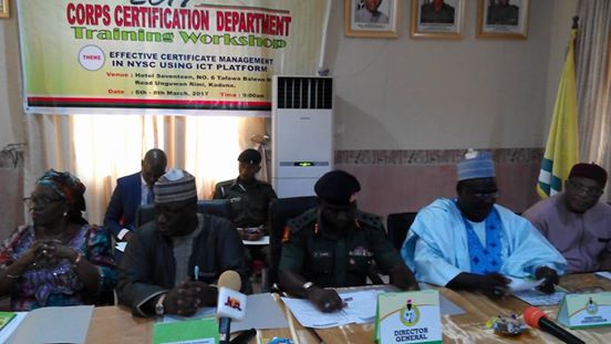 NYSC trains Certification officers on effectiveness with ICT Platform