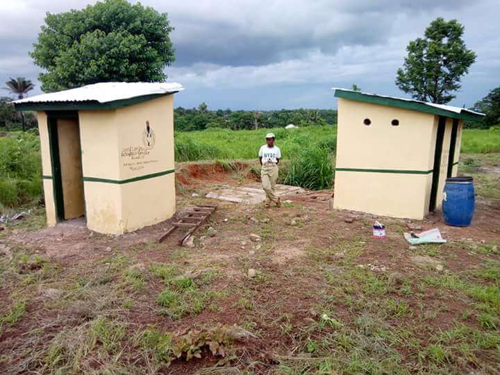 Anyaogu Rejoice Builds Toilet for Host Community in Taraba State