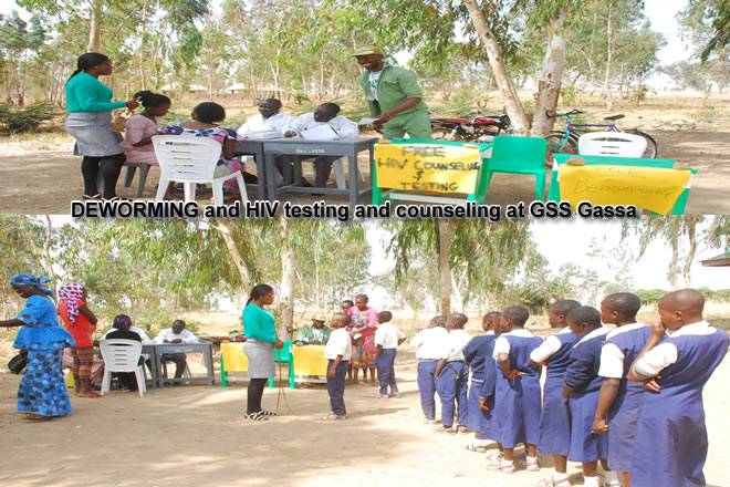 Eneji Stephen and Gloria Adibe provides portable water, free medical counseling in Plateau