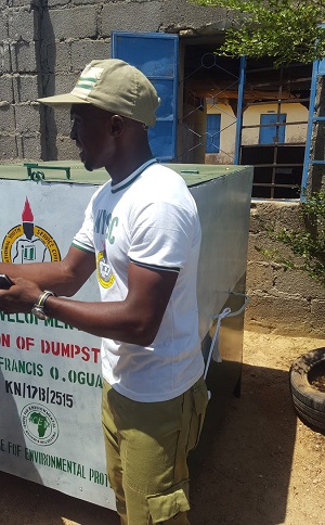 Francis Oguaju Provides Dumpsters for Zara Community, conducts Waste Management Sensitization