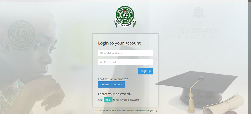 How to do JAMB regularization for NYSC registration